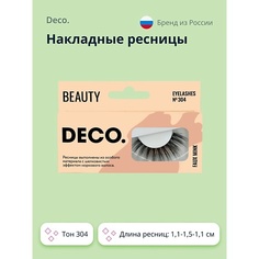 Ресницы накладные DECO. Накладные ресницы с эффектом норки №304 1.0