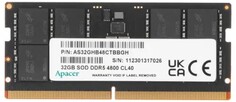 Модуль памяти SODIMM DDR5 32GB Apacer FS.32G2A.PTH PC5-38400, 4800MHz, CL40, 1.2V, RTL