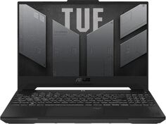 Ноутбук ASUS TUF Gaming F15 FX507ZV4-LP106 i7 12700H/16GB/1TB SSD/GeForce RTX 4060 8GB/15/6" FHD IPS/WiFi/BT/cam/noOS/mecha gray