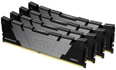 Модуль памяти DDR4 32GB (4*8GB) Kingston FURY KF436C16RB2K4/32 Renegade Black XMP 3600MHz CL16 1RX8 1.35V 8Gbit
