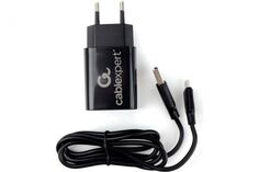 Зарядное устройство сетевое Cablexpert MP3A-PC-36 2*USB, 2.4A, черный + кабель 1м lightning