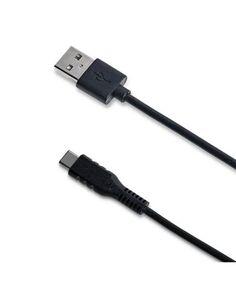 Кабель интерфейсный Celly USB-C USB- USB Type -C 1м, 3A для подзарядки/передачи данных, чёрный