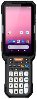 Терминал сбора данных PointMobile PM451 P451G3Y38DFE0C Wi-Fi/BT, NoGSM/LTE, NoGPS, NFC, 4G/64G, Numeric, N6703, EXT*2, ANDRIOD9 GMS, SDA660, GunHandle