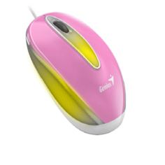 Мышь Genius DX-Mini 31010025403 светодиодная проводная, USB, 1000 DPI, pink