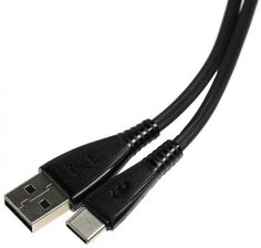 Кабель ITEL C21s(ICD-C21s) 1911962 USB (m)-USB Type-C (m) 1м черный