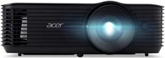 Проектор Acer X1128H DLP 3D, SVGA, 4800Lm, 20000:1, HDMI, VGA in, VGA out, RCA, audio, black