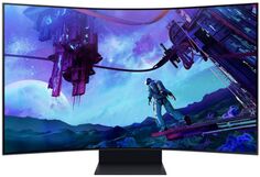 Монитор 55" Samsung S55CG97WNI черный черный VA LED 1ms 16:9 HDMI M/M полуматовая HAS Piv 600cd 178гр/178гр 240Hz DP WQ USB 41.5кг