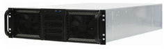 Корпус серверный 3U Procase RE306-D0H14-FC-55 0x5.25+14HDD,черный,без блока питания(PS/2,mini-redundant,2U-redundant),глубина 550мм,MB CEB 12"x10.5",4
