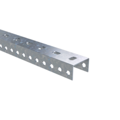 Профиль П-образный DKC BPL2906HDZ PSL, длина 600 мм, толщ. 1,5 мм, горячеоцинкованный, "B5 Combitech" (уп/12 шт)