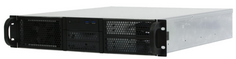 Корпус серверный 2U Procase RE204-D2H5-FE-65 2x5.25+5HDD,черный,без блока питания(2U,2U-redundant),глубина 650мм,EATX 12"x13", панель вентиляторов 4*8