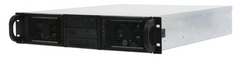 Корпус серверный 2U Procase RE204-D0H8-C-55 0x5.25+8HDD,черный,без блока питания(2U,2U-redundant),глубина 550мм,SSI CEB 12"x10.5"