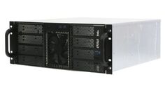 Корпус серверный 4U Procase RE411-D8H4-A-45 8x5.25+4HDD,черный,без блока питания,глубина 450мм,MB ATX 12"x9,6"