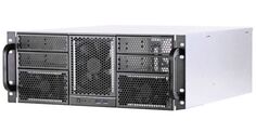 Корпус серверный 4U Procase RE411-D4H11-FE-65 4x5.25+11HDD,черный,без блока питания,глубина 650мм,MB EATX 12"x13", панель вентиляторов 3*120x25 PWM