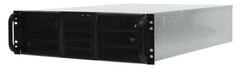 Корпус серверный 3U Procase RE306-D6H4-FE-65 6x5.25+4HDD,черный,без блока питания(PS/2,mini-redundant,2U-redundant),глубина 650мм,MB EATX 12"x13",4slo