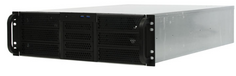 Корпус серверный 3U Procase RE306-D6H4-C8-48 6x5.25+4HDD,черный,без блока питания(2U,2U-redundant),глубина 480мм,MB CEB 12"x10.5",8slot
