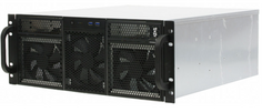 Корпус серверный 4U Procase RE411-D2H14-E-55 2x5.25+14HDD,черный,без блока питания,глубина 550мм,MB EATX 12"x13"