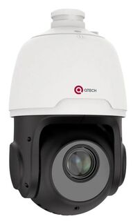 Видеокамера QTECH QVC-AC-R204 (22x) 2MП, cкоростная, купольная, поворотная, 1/2.9" CMOS; 22-ти кратный оптический зум 3,9-85,8мм; дальность ИК: 120м;