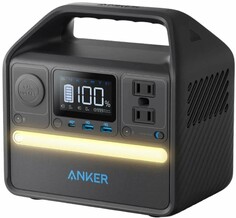 Зарядное устройство сетевое Anker 521 A1720313 емкостью 256 Втч с выходом переменного тока 220 В, 4 выходных разъема: 1x220В, 2xUSB-A (18W), 1xUSB-C (