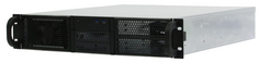 Корпус серверный 2U Procase RE204-D2H5-C-55 2x5.25+5HDD,черный,без блока питания(2U,2U-redundant),глубина 550мм,SSI CEB 12"x10.5"