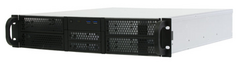 Корпус серверный 2U Procase RE204-D4H2-C-55 4x5.25+2HDD,черный,без блока питания(2U,2U-redundant),глубина 550мм,SSI CEB 12"x10.5"