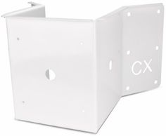 Кронштейн Cambox CR-135 угловой металлический для камер видеонаблюдения, цвет белый