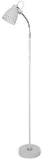 Светильник напольный Camelion KD-428F C01 макс. мощ. 40Вт, ~230В, 1хE27, интерьерный, серия "NEW YORK" белый, на подставке
