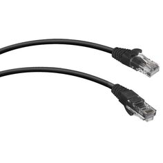 Кабель патч-корд U/UTP 6 кат. 1.5м Cabeus PC-UTP-RJ45-Cat.6-1.5m-BK-LSZH 2xRJ45/8p8c, неэкранированный, черный, LSZH, 1.5м