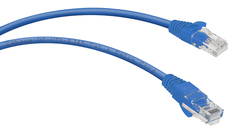 Кабель патч-корд U/UTP 6 кат. 2м Cabeus PC-UTP-RJ45-Cat.6-2m-BL-LSZH 2xRJ45/8p8c, неэкранированный, синий, LSZH