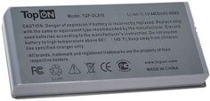 Аккумулятор для ноутбука Dell TopOn TOP-DL810 для моделей Latitude D810, Precision M70 11.1V 4400mAh 49Wh. PN: C5331, F5608