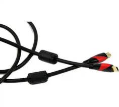 Кабель интерфейсный HDMI-HDMI VCOM CG525-R-1.8 19M/M ver. 2.0 black red, 1.8m