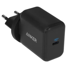 Зарядное устройство сетевое Anker PowerPort III A2058G11 USB Type-C, 25W, чёрное