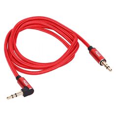 Кабель TFN TFN-CAUXL1MRD Mini-jack 3.5mm/Mini-jack 3.5mm, 1м, L-type, red-black