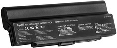 Аккумулятор для ноутбука Sony TopOn TOP-BPL9H-NOCD-LW Vaio VGN-AR, VGN-CR, VGN-NR, VGN-SZ Series. 11.1V 10400mAh 115Wh, усиленный. PN: VGP-BPS9, VGP-B