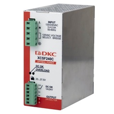 Источник питания DKC XCSF240DP однофазный, 240Вт, 5А, 48В, с ORing диодом, "OPTIMAL POWER"