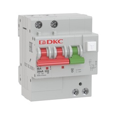 Автоматический выключатель дифф. тока (АВДТ) DKC MDV63-23C16-A 6kA, тип характеристики C, 1P+N, 16A, тип A, 4 модуля, "YON"