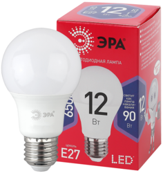 Лампа светодиодная ЭРА Б0045325 LED A60-12W-865-E27 R (диод, груша, 12Вт, хол, E27) ERA