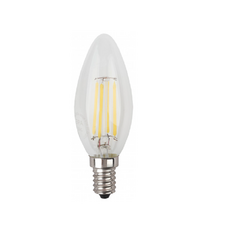 Лампа светодиодная ЭРА Б0046987 F-LED B35-11w-840-E14 (филамент, свеча, 11Вт, нейтр, E14) ERA