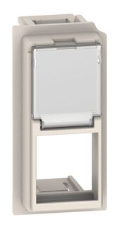 Адаптер BTicino KM07K LIVING NOW Keystone RJ45, 1 модуль, цвет песочный