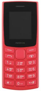 Мобильный телефон Nokia 106 (TA-1564) DS EAC красный моноблок 2Sim 1.8" 120x160 Series 30+ GSM900/1800 GSM1900 FM Micro SD max32Gb