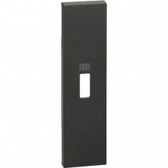 Панель лицевая BTicino KG10C LIVING NOW для зарядных устройств USB, 1 модуль, цвет черный
