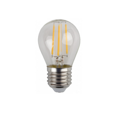 Лампа светодиодная ЭРА Б0047023 F-LED P45-9w-827-E27 (филамент, шар, 9Вт, тепл, E27) ERA