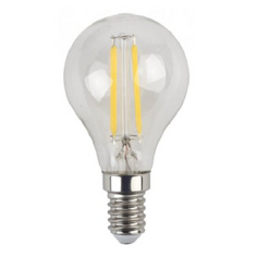 Лампа светодиодная ЭРА Б0047020 F-LED P45-9w-827-E14 (филамент, шар, 9Вт, тепл, E14) ERA