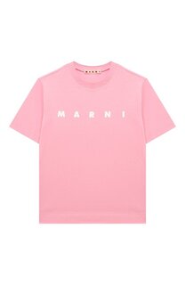 Хлопковая футболка Marni