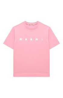 Хлопковая футболка Marni