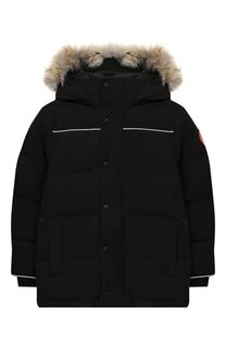 Пуховая куртка Eakin с меховой отделкой на капюшоне Canada Goose