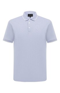Хлопковое поло Giorgio Armani