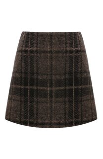 Юбка из шерсти и хлопка Low Classic
