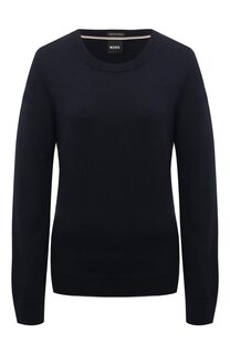 Шерстяной пуловер BOSS