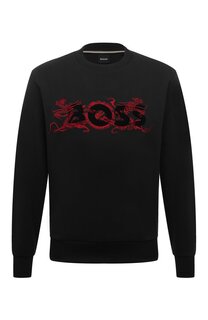 Хлопковый свитшот BOSS