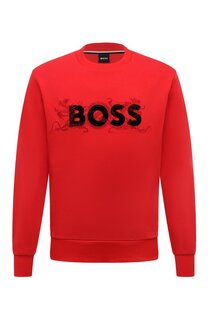 Хлопковый свитшот BOSS